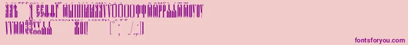 PsaltyrKucs Font – Purple Fonts on Pink Background