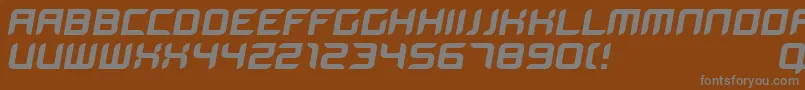 Шрифт Bloodwai – серые шрифты на коричневом фоне