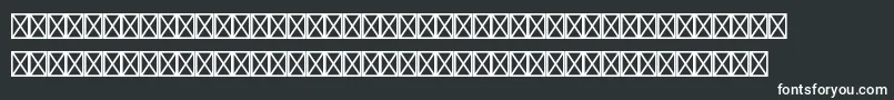 NotredameltstdOrnaments Font – White Fonts on Black Background