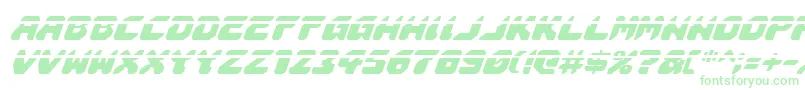 AstropolisLaserItalic-Schriftart – Grüne Schriften