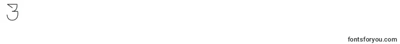 Helveticastrugglelight Font – Fonts for Digit 3