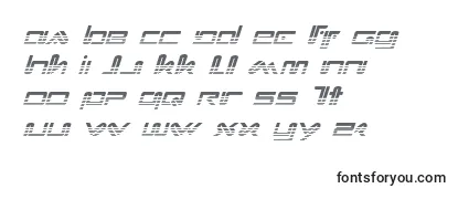 Schriftart Xephyrhalfital