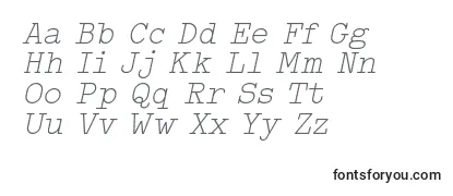 TypowriterLightItalicDemo-fontti