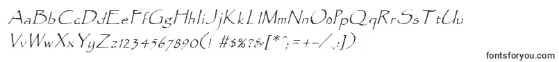 Fonte ParadoxItalic – fontes para VK