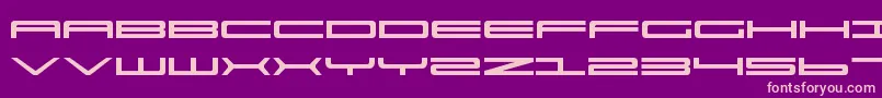 Ultrav2 Font – Pink Fonts on Purple Background