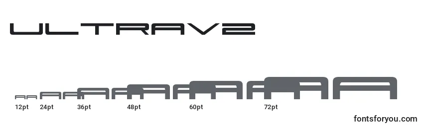 Ultrav2 Font Sizes