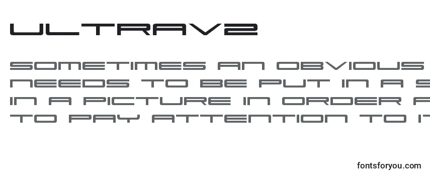 Review of the Ultrav2 Font