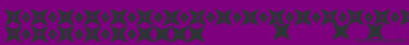 Шрифт GyrlFriday – чёрные шрифты на фиолетовом фоне