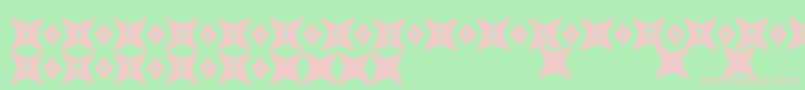 GyrlFriday Font – Pink Fonts on Green Background