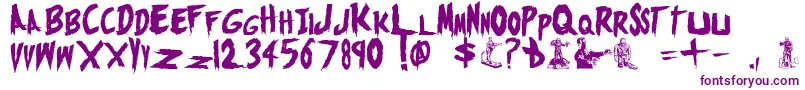 MonstersAttack Font – Purple Fonts