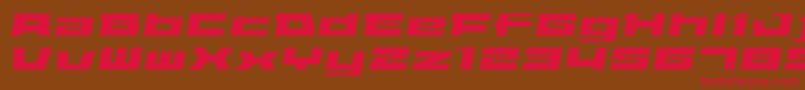 ElephantAOblique Font – Red Fonts on Brown Background