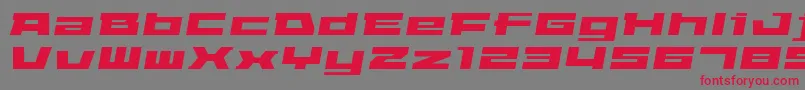 ElephantAOblique Font – Red Fonts on Gray Background