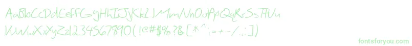 SfScribbledSans Font – Green Fonts