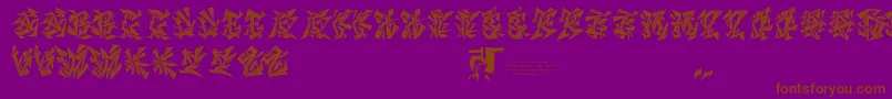 More about Chasezenblight Font Chasezenblight Font – Brown Fonts on Purple Background