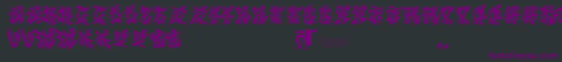 Chasezenblight Font – Purple Fonts on Black Background
