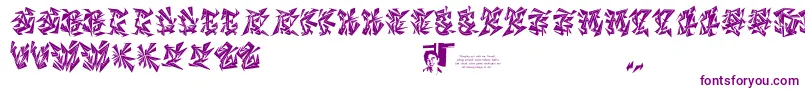 Chasezenblight Font – Purple Fonts on White Background