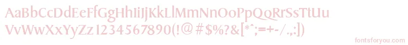 SydneyserialRegular Font – Pink Fonts on White Background