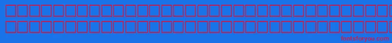 ErrorRegular Font – Red Fonts on Blue Background