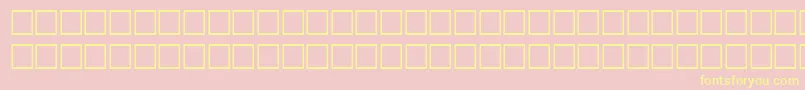 ErrorRegular Font – Yellow Fonts on Pink Background