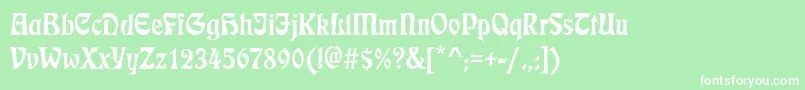 More about EtienneRegular Font EtienneRegular Font – White Fonts on Green Background