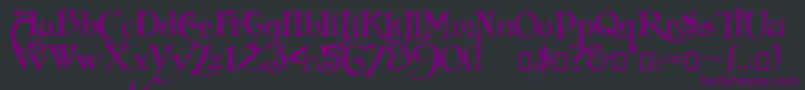 More about Arlekino Font Arlekino Font – Purple Fonts on Black Background