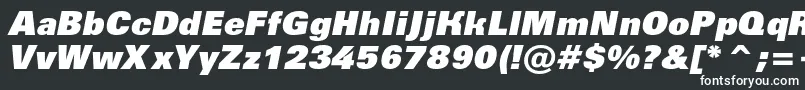 AGroticextrablackItalic Font – White Fonts