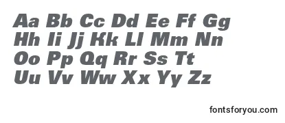 AGroticextrablackItalic-fontti