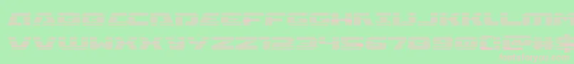 Iapetusgrad Font – Pink Fonts on Green Background