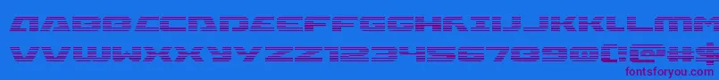 Iapetusgrad Font – Purple Fonts on Blue Background