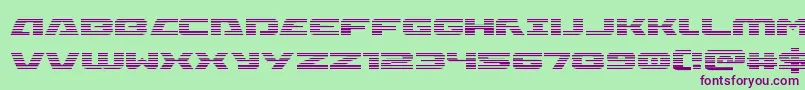 Iapetusgrad Font – Purple Fonts on Green Background