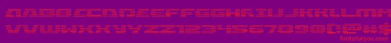 Iapetusgrad Font – Red Fonts on Purple Background