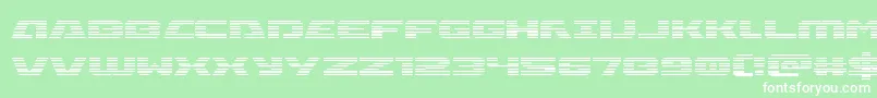 Iapetusgrad Font – White Fonts on Green Background