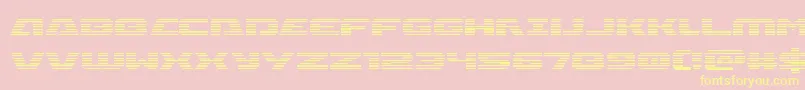 Iapetusgrad Font – Yellow Fonts on Pink Background