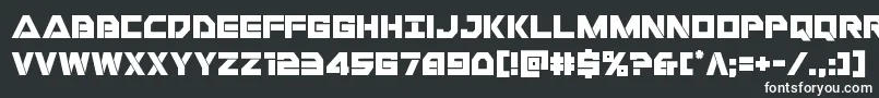 Libertyisland Font – White Fonts on Black Background