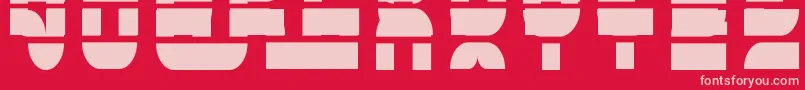 fuente 5zonex – Fuentes Rosadas Sobre Fondo Rojo
