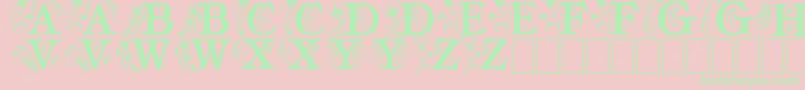 AmIntex Font – Green Fonts on Pink Background