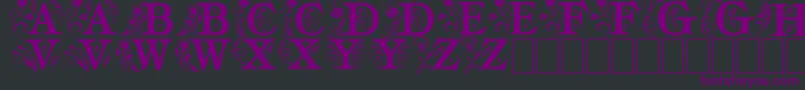 AmIntex Font – Purple Fonts on Black Background