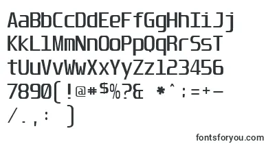 Unispace font – Fixed Width Fonts