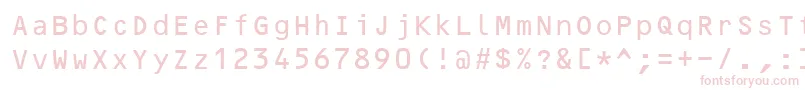 OcrB10Bt Font – Pink Fonts