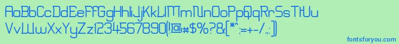 Подробнее о шрифте Erinal Шрифт Erinal – синие шрифты на зелёном фоне