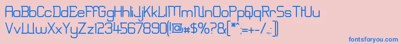 More about Erinal Font Erinal Font – Blue Fonts on Pink Background