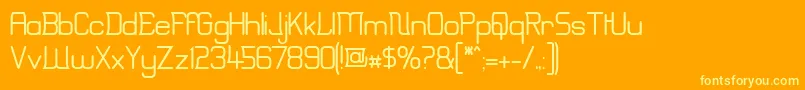 Lisätietoja Erinal-fontista Erinal-fontti – keltaiset fontit oranssilla taustalla