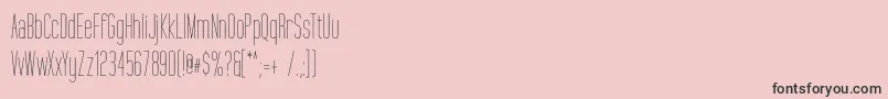 TallFilms Font – Black Fonts on Pink Background