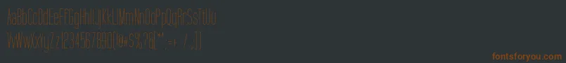 TallFilms Font – Brown Fonts on Black Background