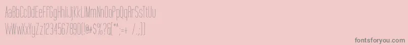 TallFilms-Schriftart – Graue Schriften auf rosa Hintergrund