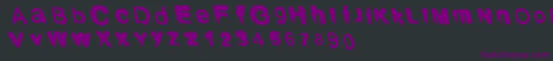 En savoir plus sur la police Shido2 Police Shido2 – polices violettes sur fond noir