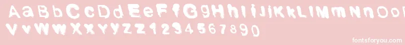 Shido2 Font – White Fonts on Pink Background