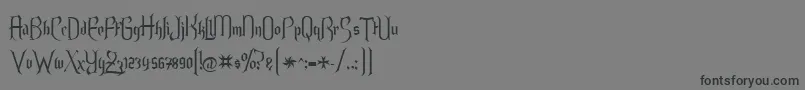 More about Endor Alt Font Endor Alt Font – Black Fonts on Gray Background