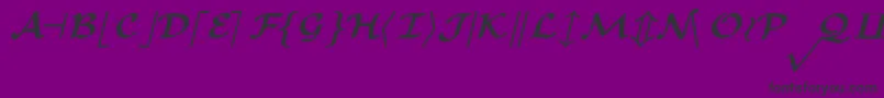 CmMathsymbolBold Font – Black Fonts on Purple Background