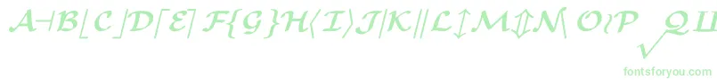 CmMathsymbolBold-Schriftart – Grüne Schriften